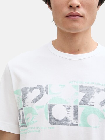TOM TAILOR Shirt in White