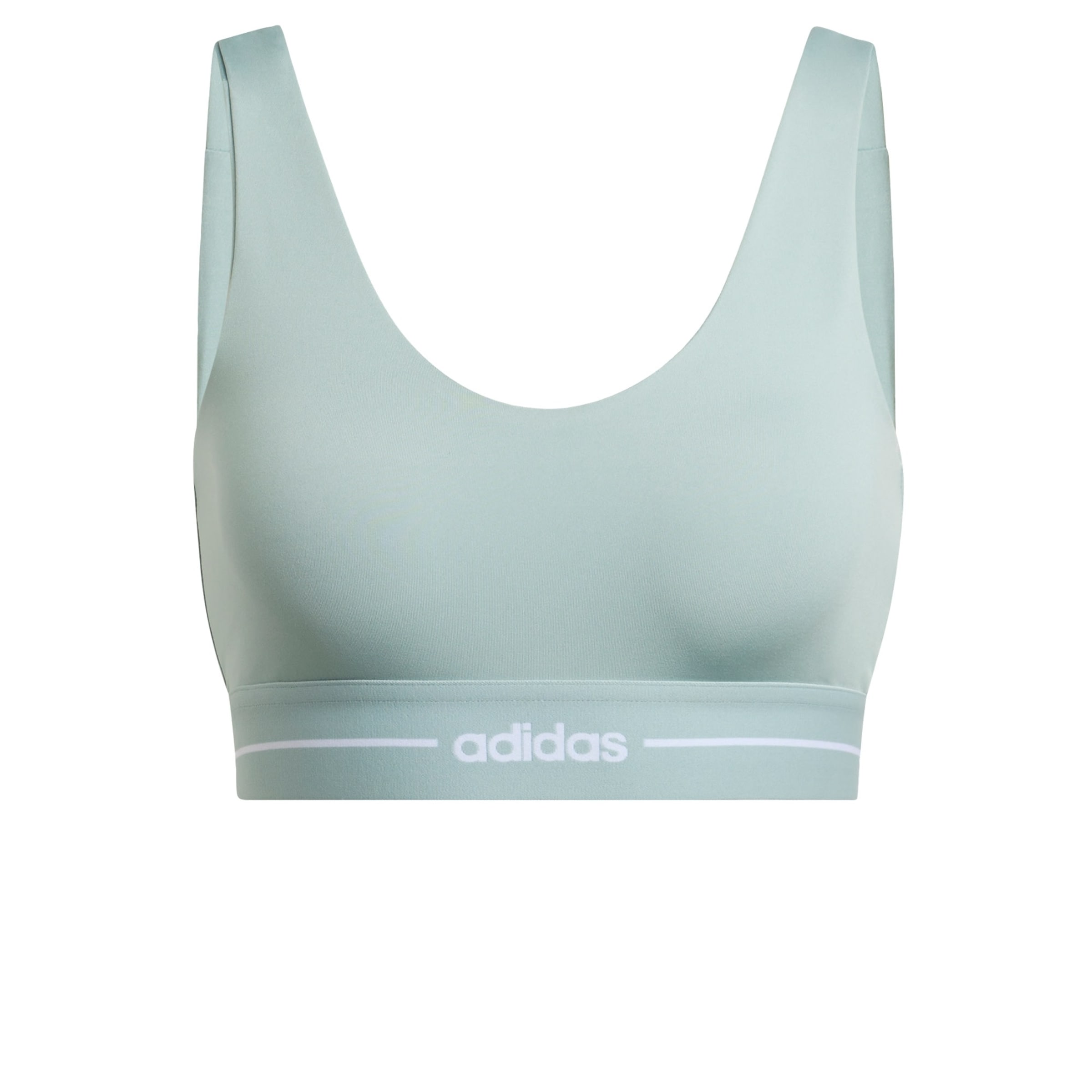 ADIDAS PERFORMANCE - Bustier Sujetador deportivo 'Hyperglam' en verde: frente