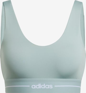 Reggiseno sportivo 'Hyperglam' di ADIDAS PERFORMANCE in verde: frontale