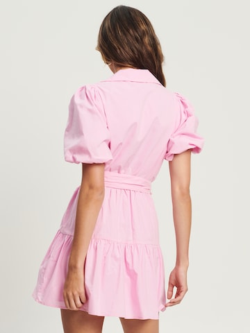 Tussah Dress 'WREN' in Pink: back