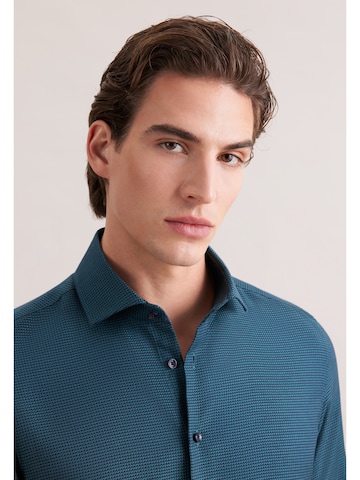 Coupe slim Chemise business SEIDENSTICKER en bleu
