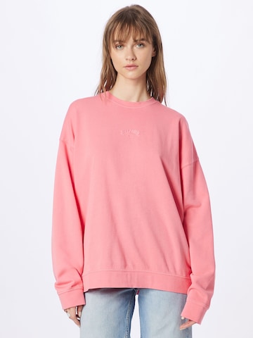 BILLABONG Sweatshirt 'Ride In' in Pink: predná strana