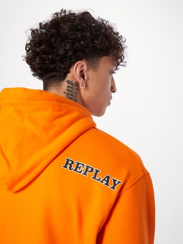 REPLAY Sweatshirt i orange