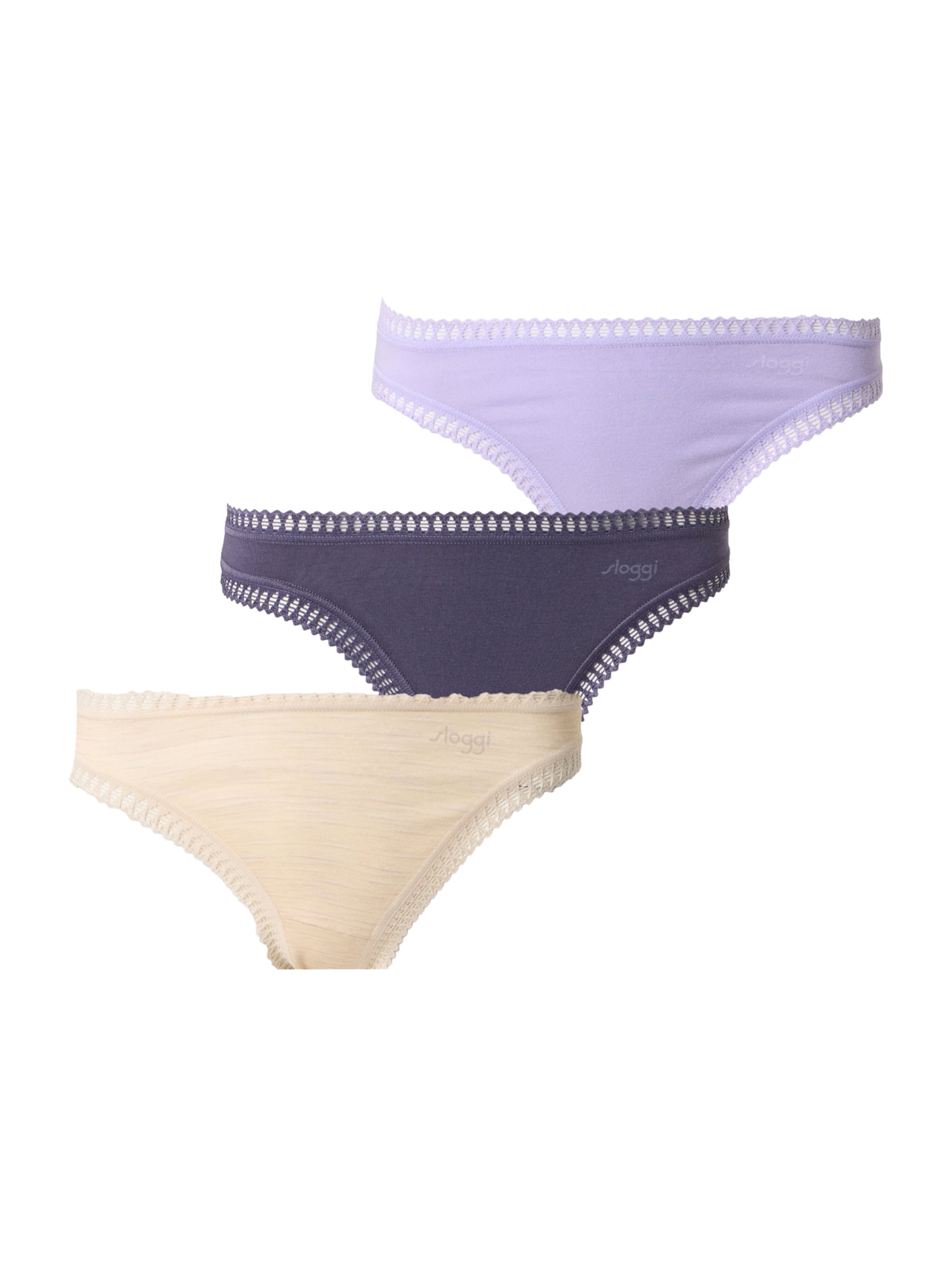 SLOGGI String 'Go Crush' i beige: forside