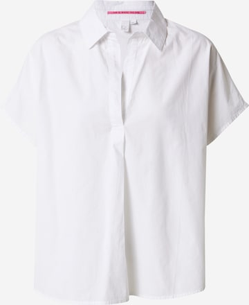 QS Blouse in White: front