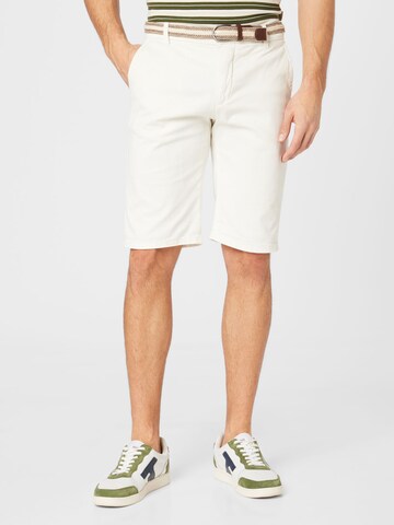 regular Pantaloni chino 'Superflex' di Lindbergh in bianco: frontale