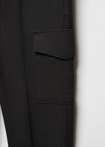 MANGO MAN Slim fit Cargo Pants in Black