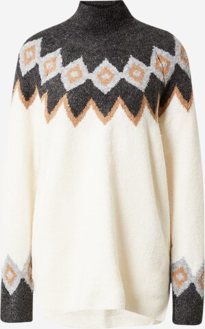 Abercrombie & Fitch Sweter w kolorze beżowy: przód