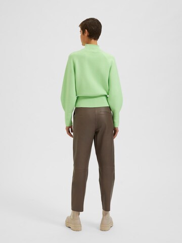 SELECTED FEMME Sweater 'Merle Fyria' in Green