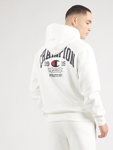 Champion Authentic Athletic Apparel Sweatshirt in White: front