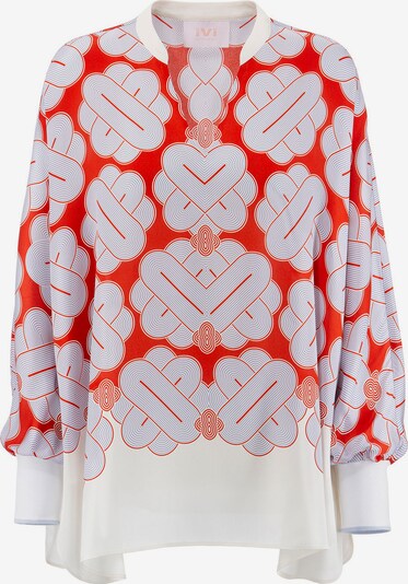 IVI collection Tunika 'TWIST' in hellblau / rot / weiß, Produktansicht