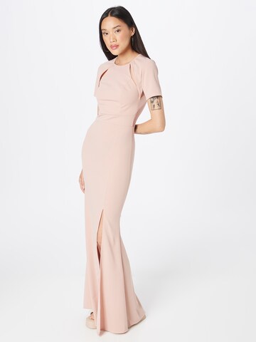 Robe de soirée 'JAQUELINE' WAL G. en rose : devant