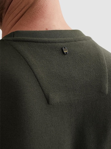PME Legend - Sudadera 'PME LEGEND - Sweatshirt with artwork and ribbed collar' en verde