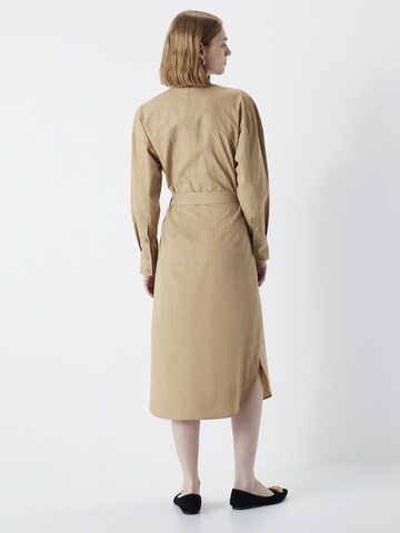 Ipekyol Shirt Dress in Beige