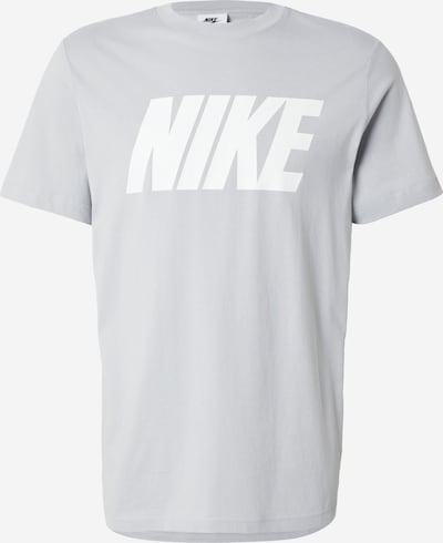 XS dydžio Marškinėliai 'Club' iš Nike Sportswear, spalva – pilka / balta, Prekių apžvalga