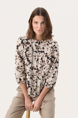 Part Two Bluse 'NickelinePW' i beige: forside