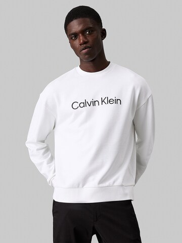Calvin Klein Sweatshirt 'Hero' in White: front