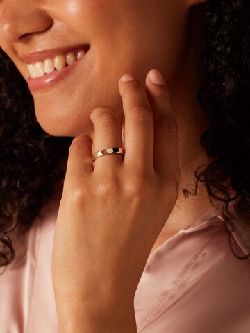 Lucardi Ring in Goud: voorkant