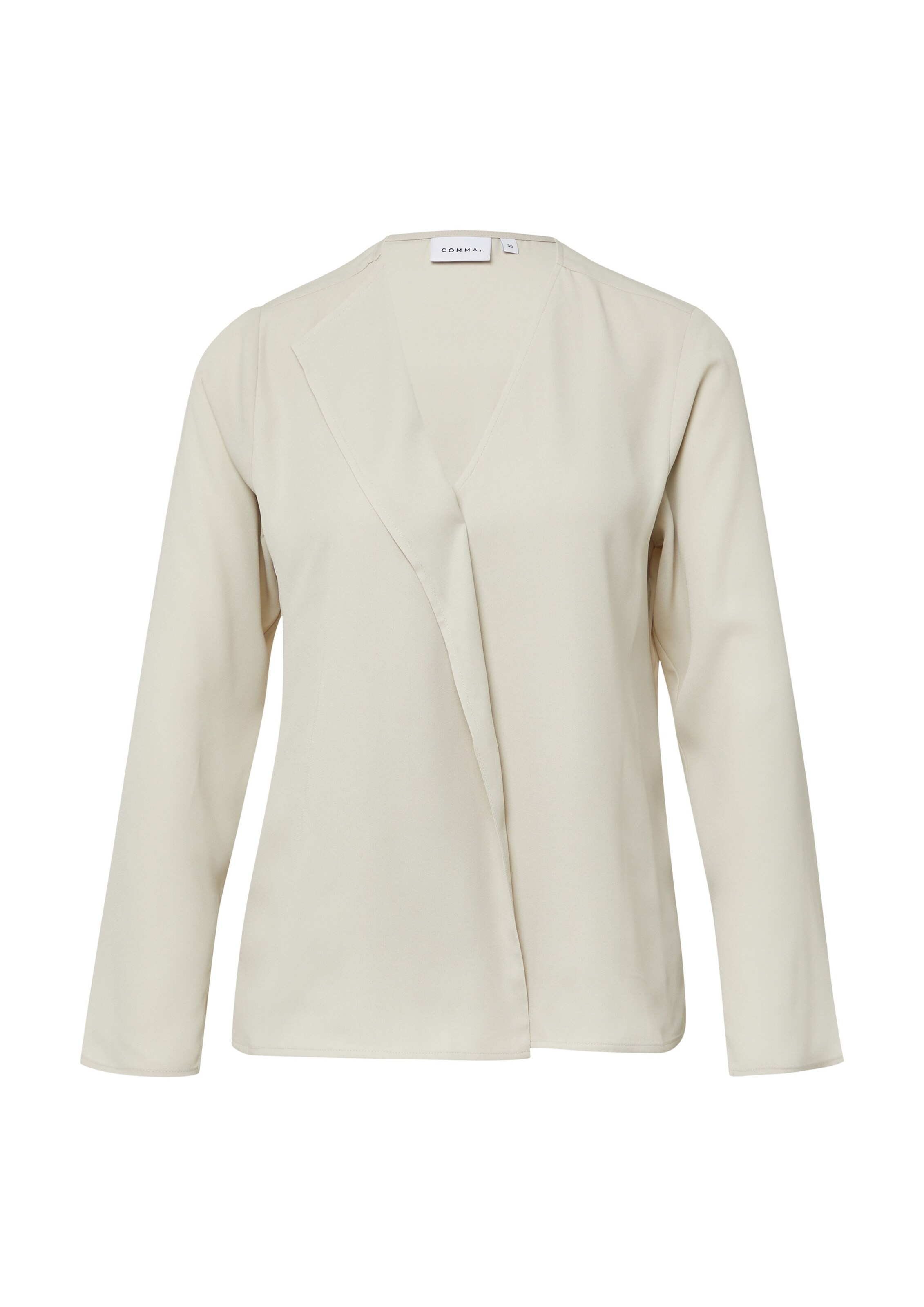 Chemisier COMMA en beige : devant