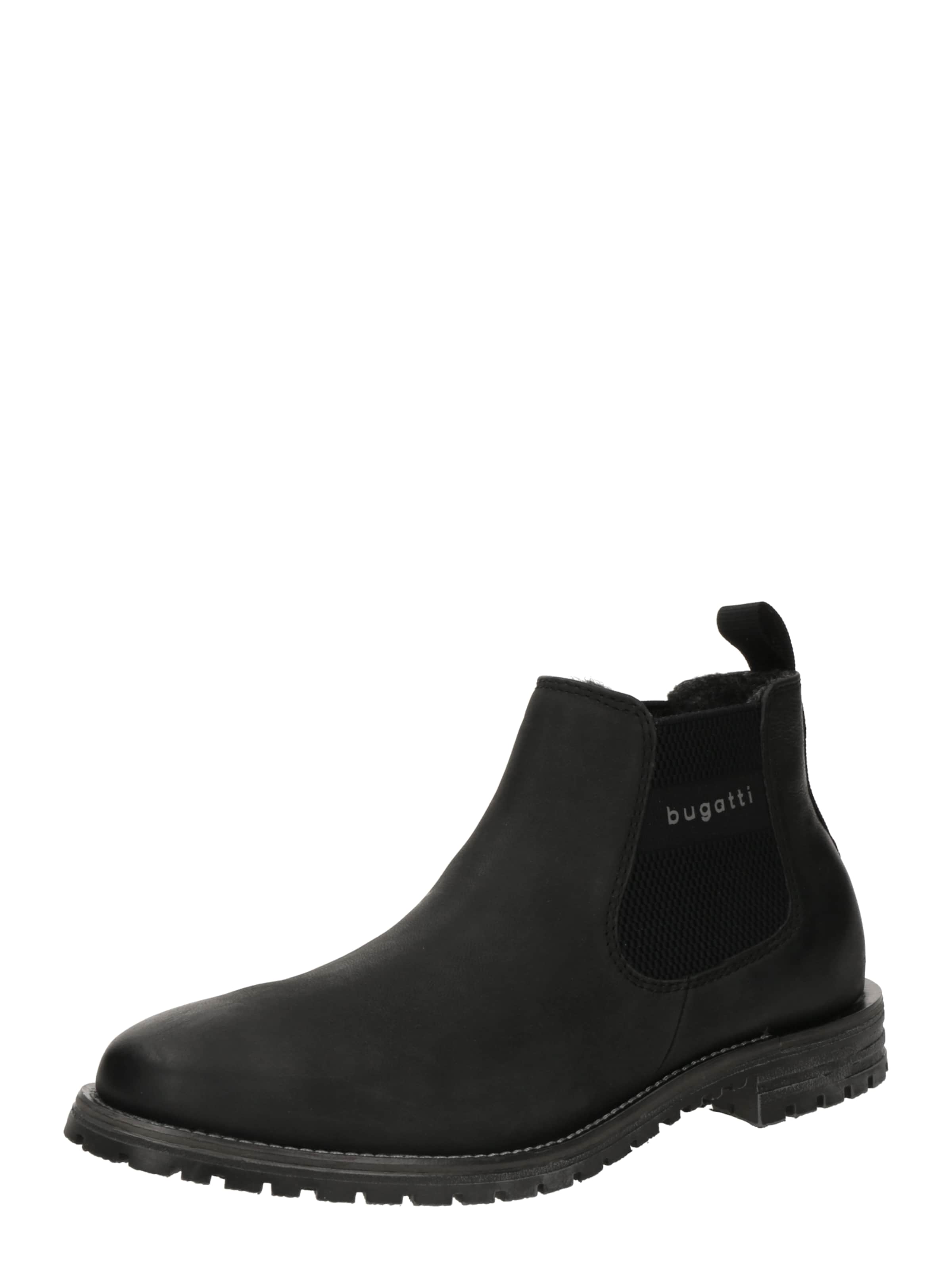 bugatti Chelsea Boots in Black: front