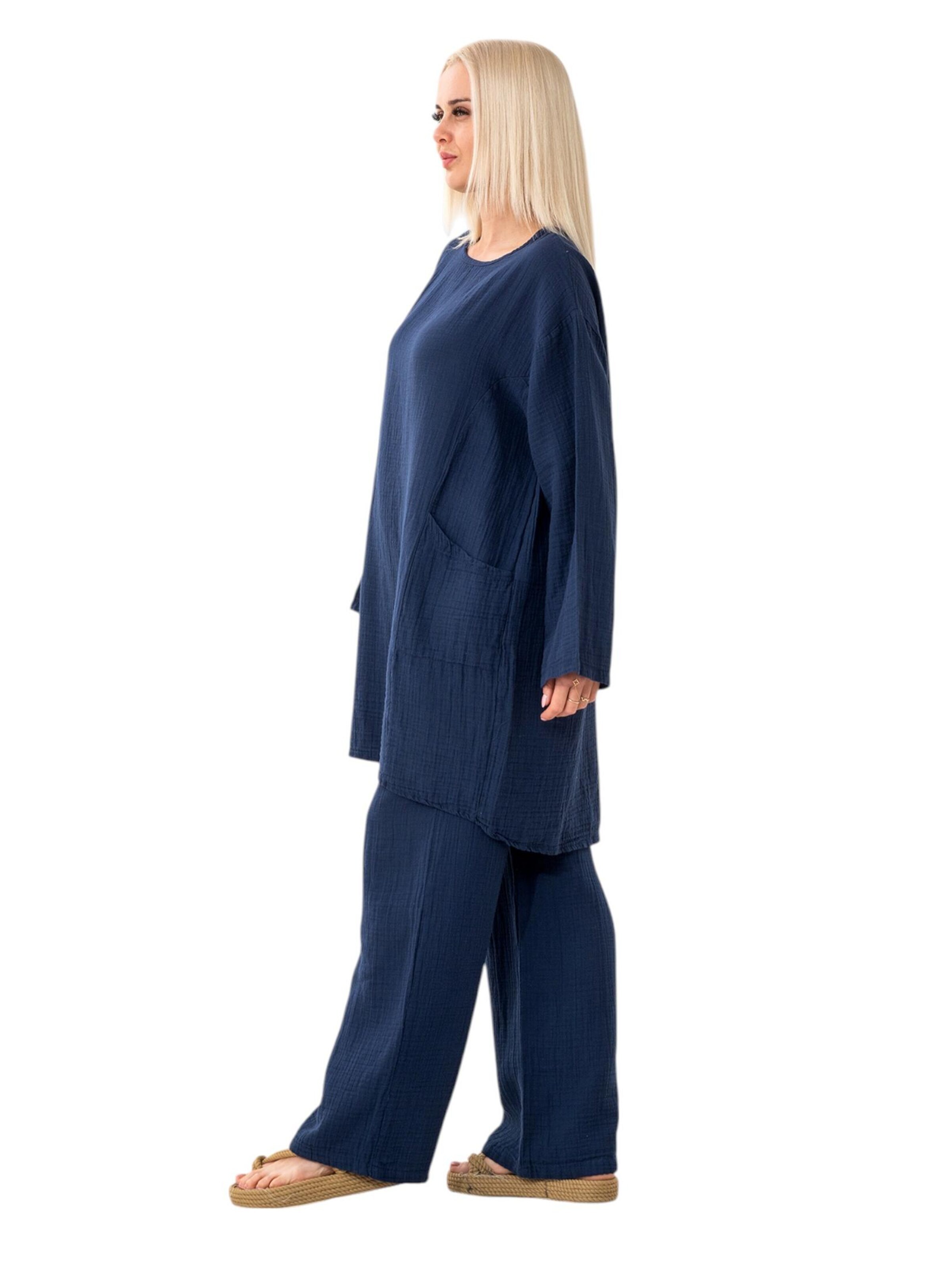 WENOR - Blusa 'NISA' en azul