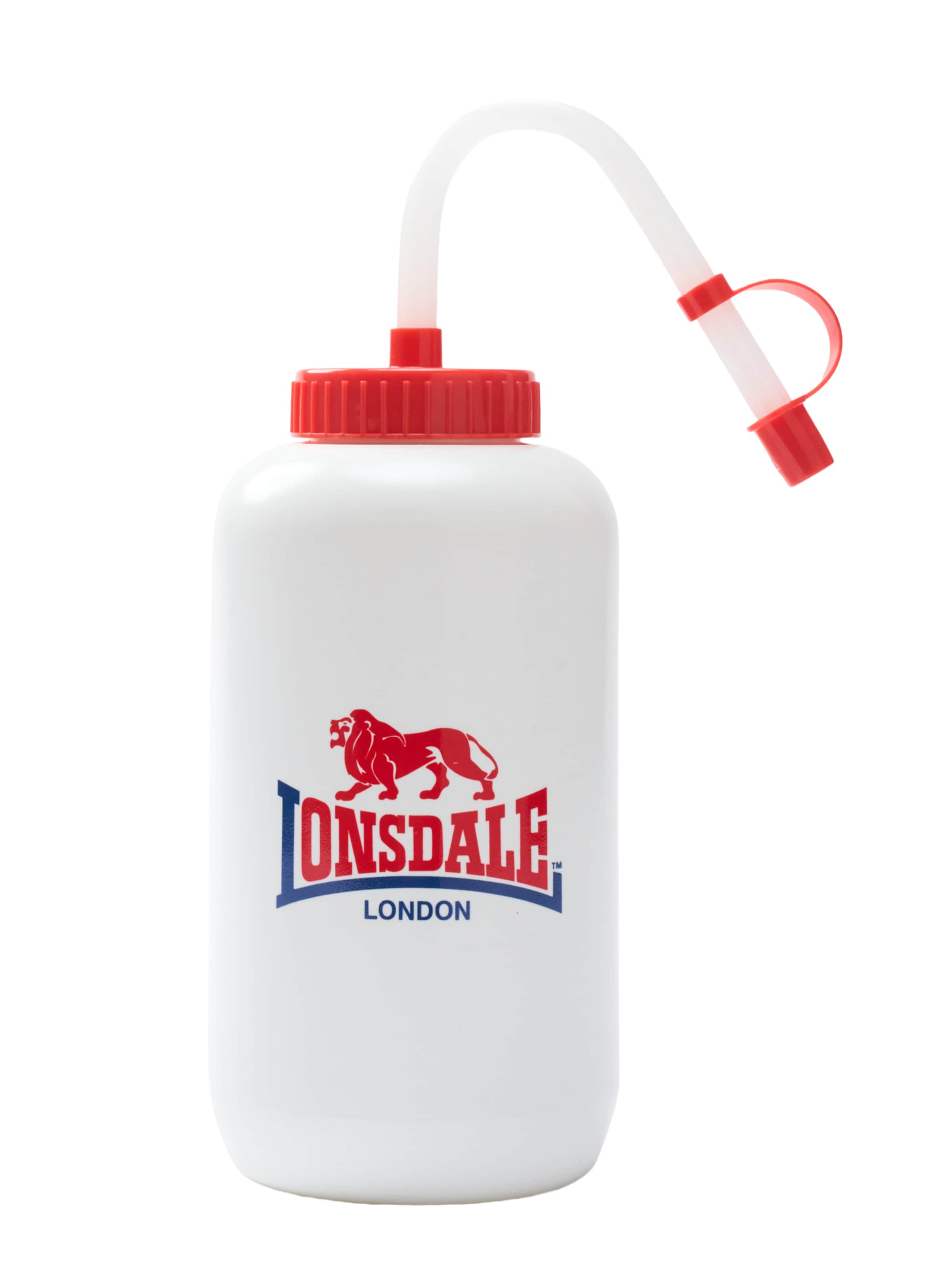 Sticlă apă de la LONSDALE pe alb: față