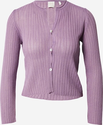 Marella Knit Cardigan 'NAVE' in Purple: front