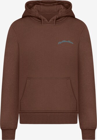 Felpa di 2Y Studios in marrone: frontale