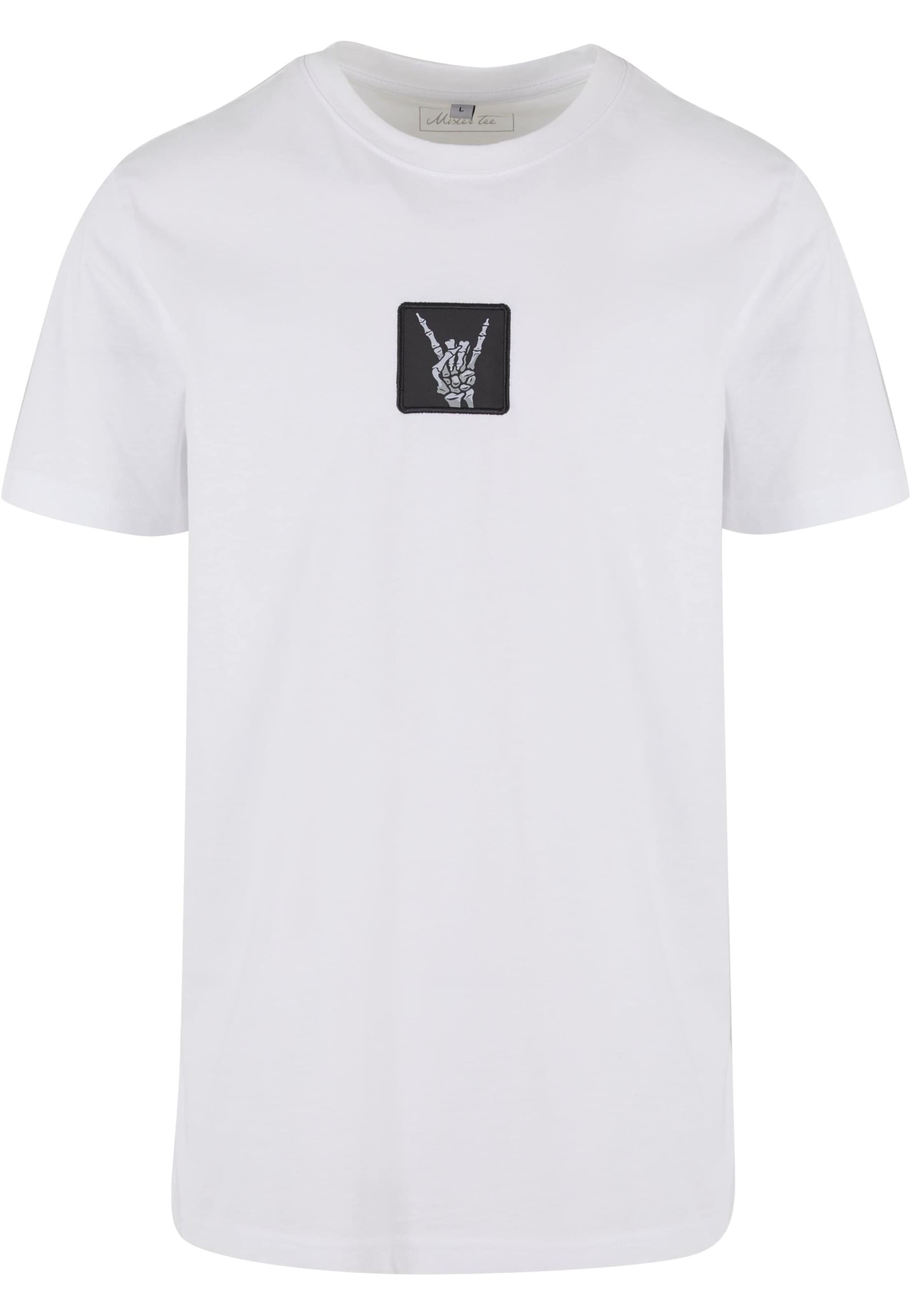 Mister Tee Bluser & t-shirts 'Skelett' i hvid: forside