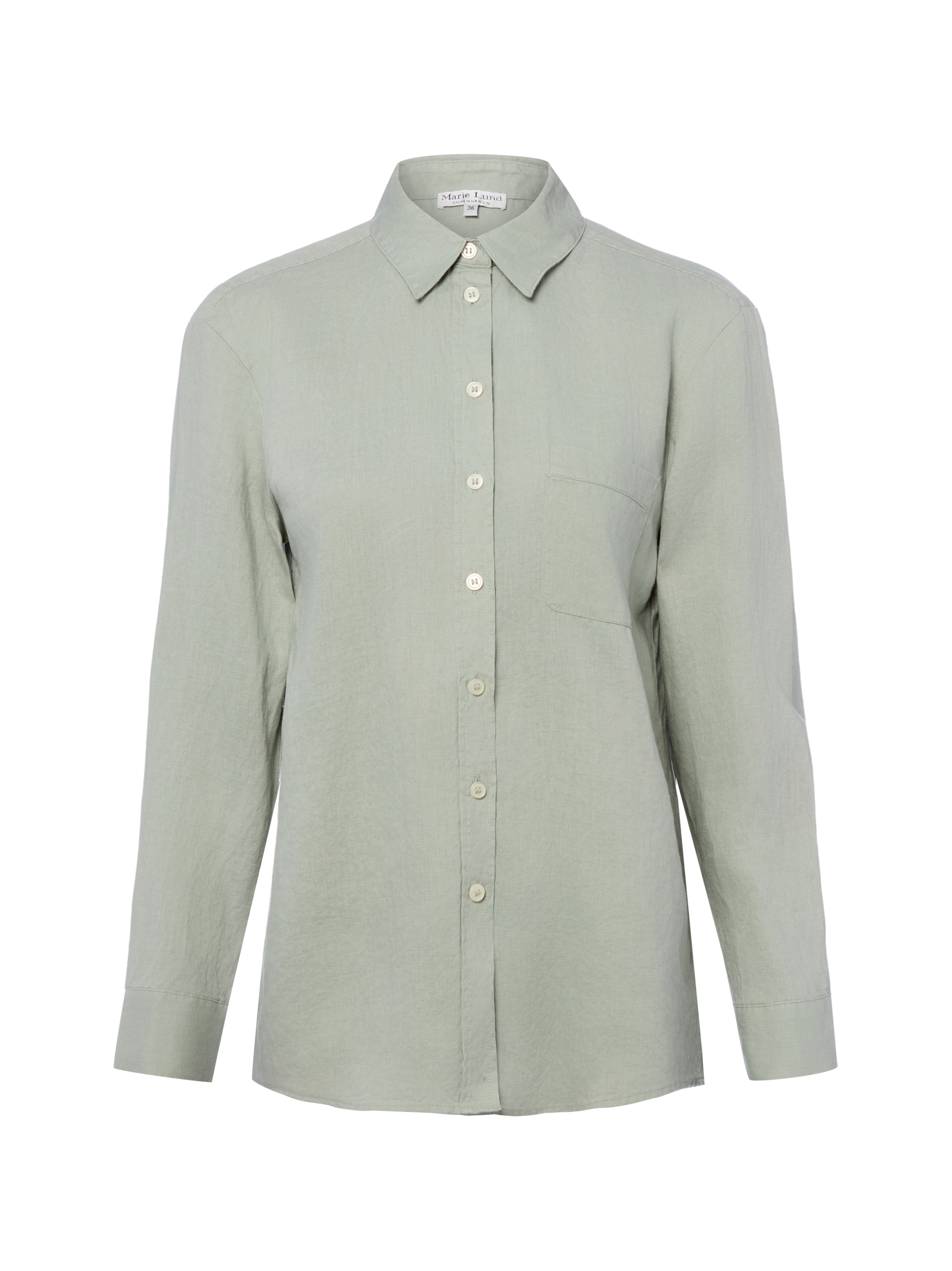 Marie Lund Blouse in Green: front