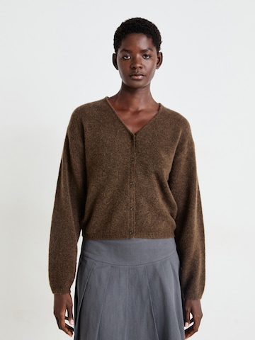 Cardigan 'Milania Hope' MSCH COPENHAGEN en marron : devant