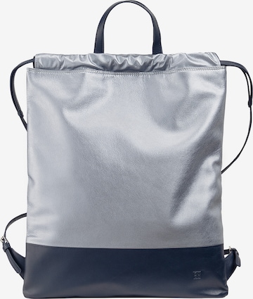 DuDu Backpack 'Linosa' in Silver: front