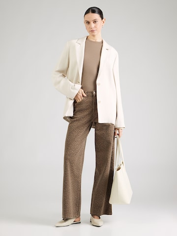 ONLY Wide leg Jeans 'ONLMADISON' in Bruin