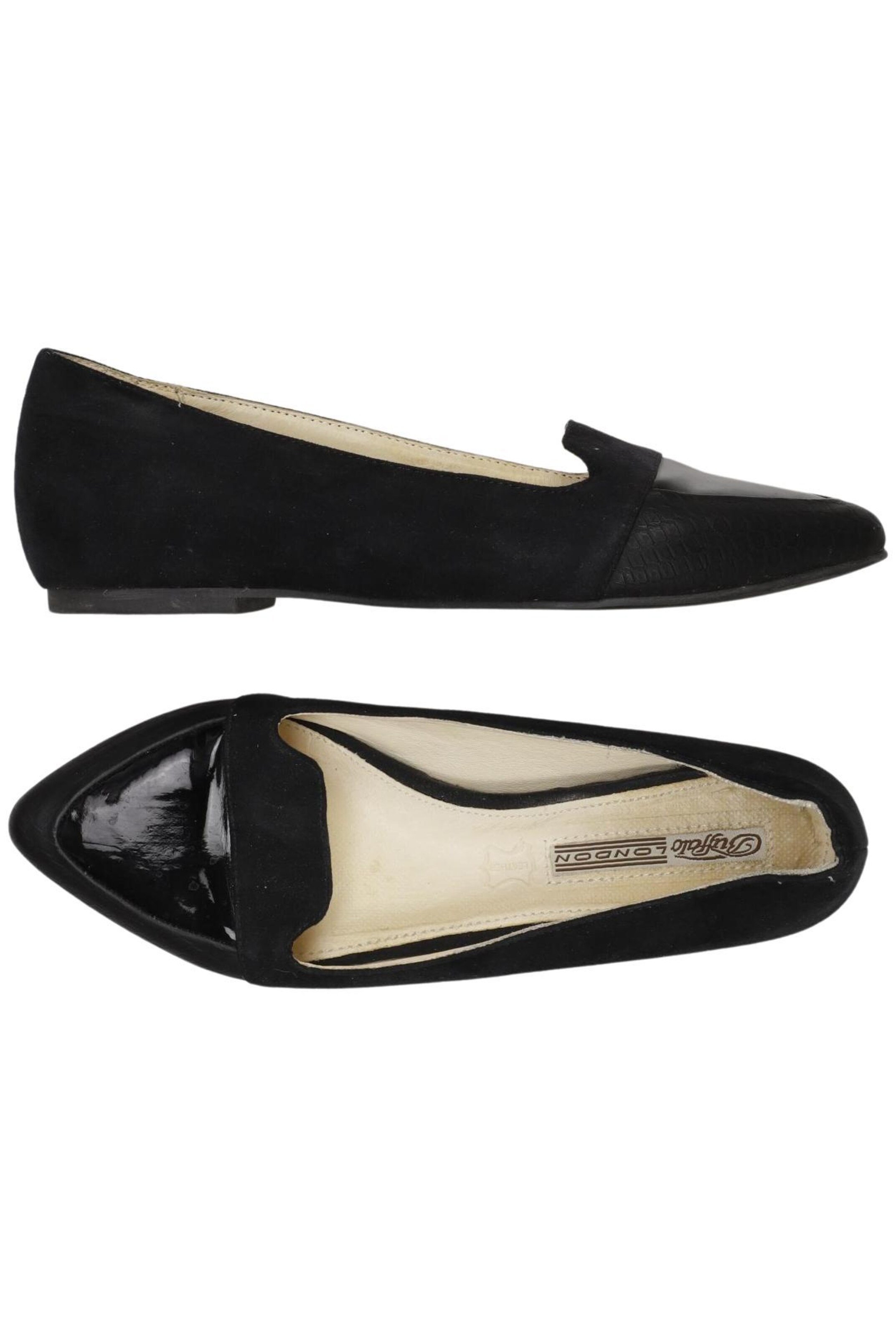 Buffalo London Ballerina 38 in Schwarz: Vorderseite