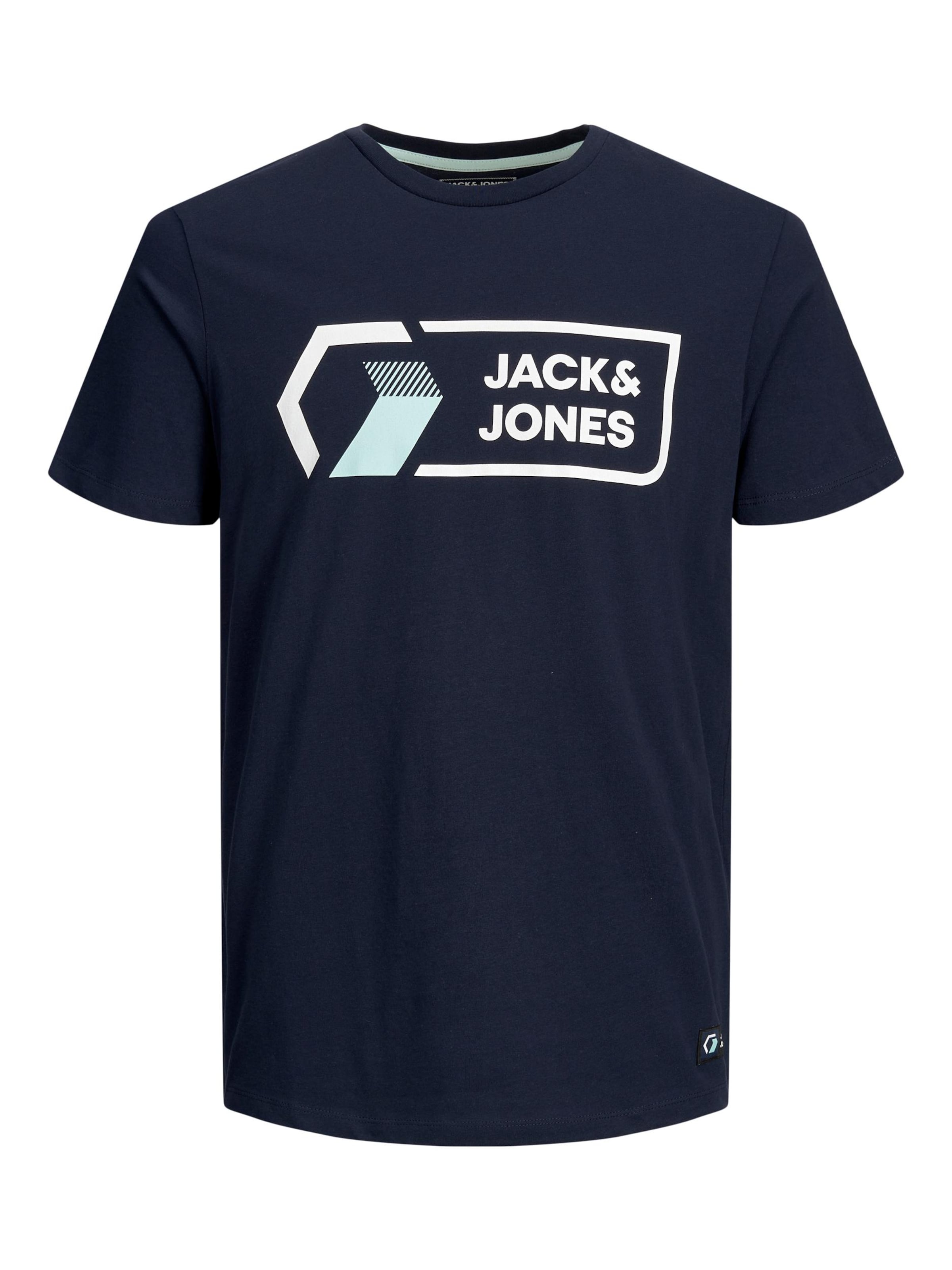 JACK & JONES Shirt 'Logan' in Blue: front