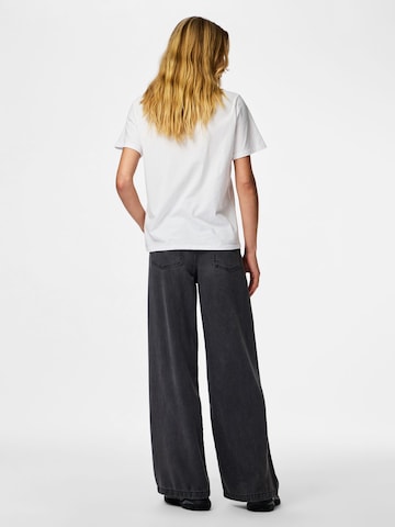 Wide Leg Jean 'PCSmidi' PIECES en gris