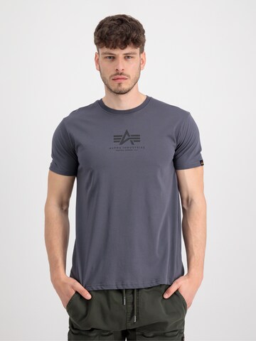 ALPHA INDUSTRIES T-Shirt in Grau: predná strana