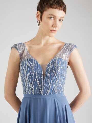 LUXUAR Evening Dress in Blue