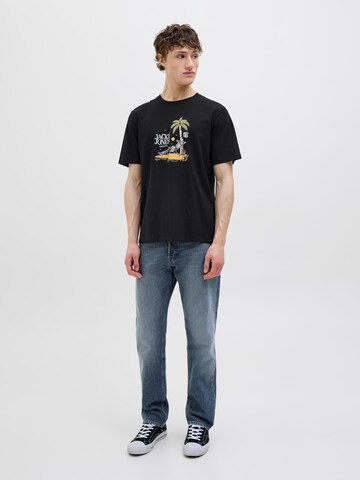 JACK & JONES Bluser & t-shirts 'JORSkull Coast' i sort