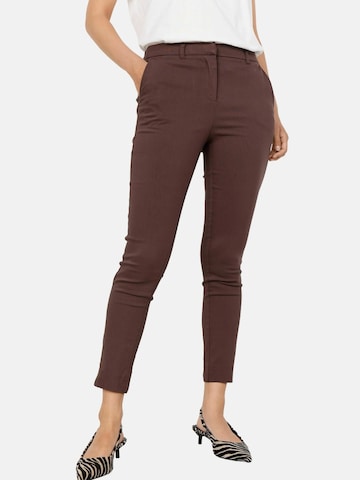 Soyaconcept Regular Housut värissä ruskea: etupuoli