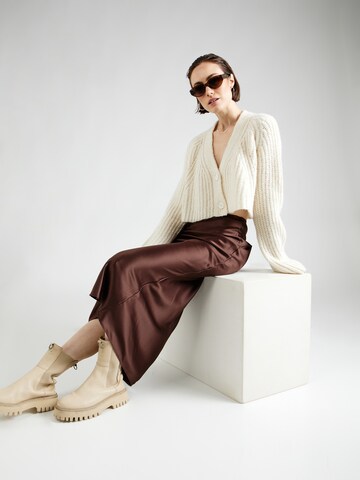 Jupe 'EASY BIAS' River Island en marron