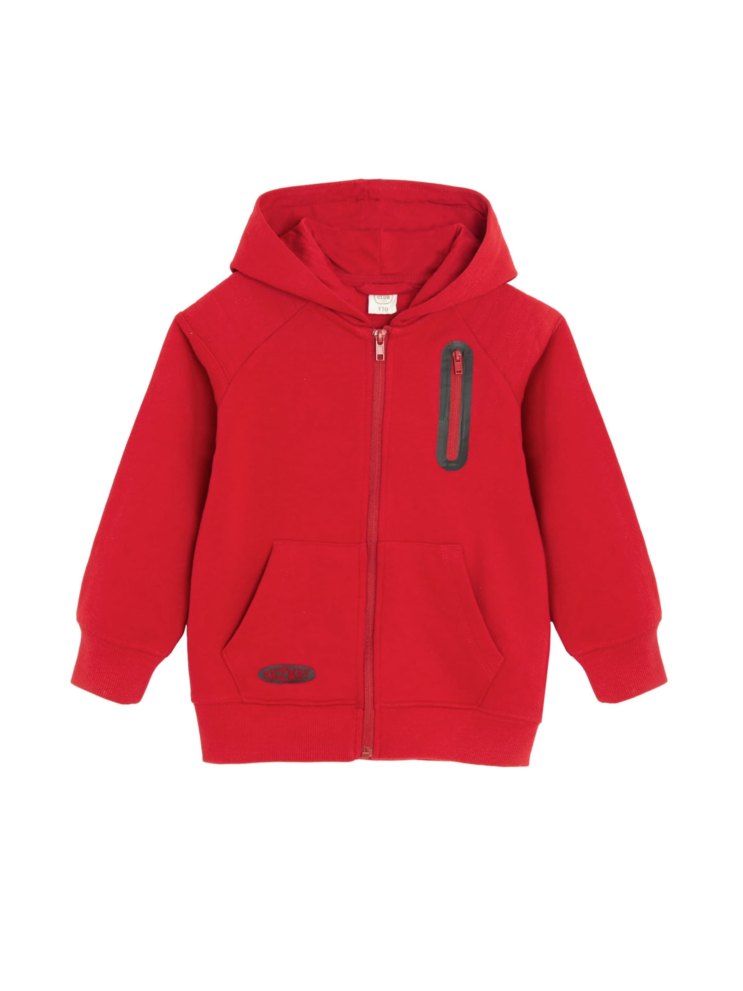 Cool Club Sweatjacke in Rot: Vorderseite