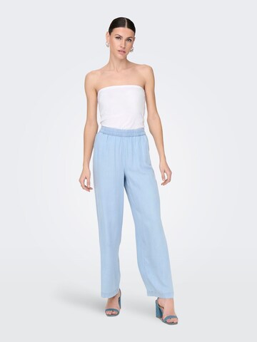 Wide Leg Pantalon 'ONLCharis' ONLY en bleu