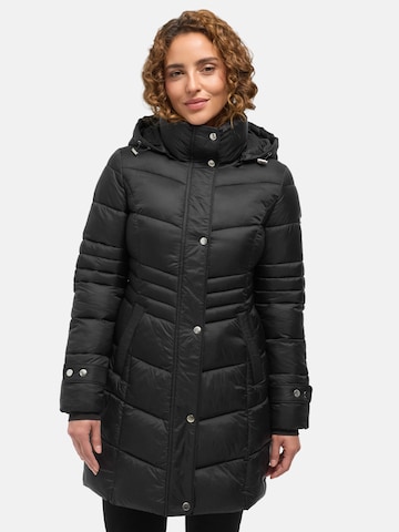 Tazzio Wintermantel 'F808'‌‌‌‌‌ in Schwarz: Vorderseite