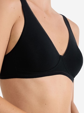 SLOGGI T-Shirt BH in Schwarz