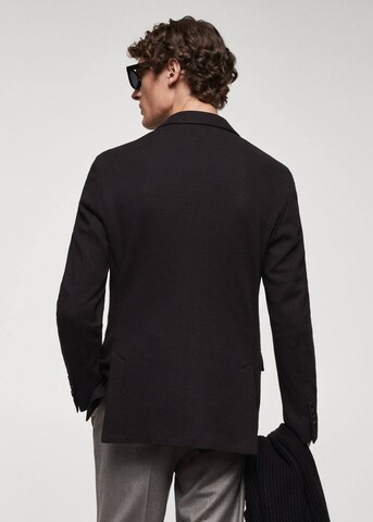 MANGO MAN Slim fit Suit Jacket 'Verner' in Black