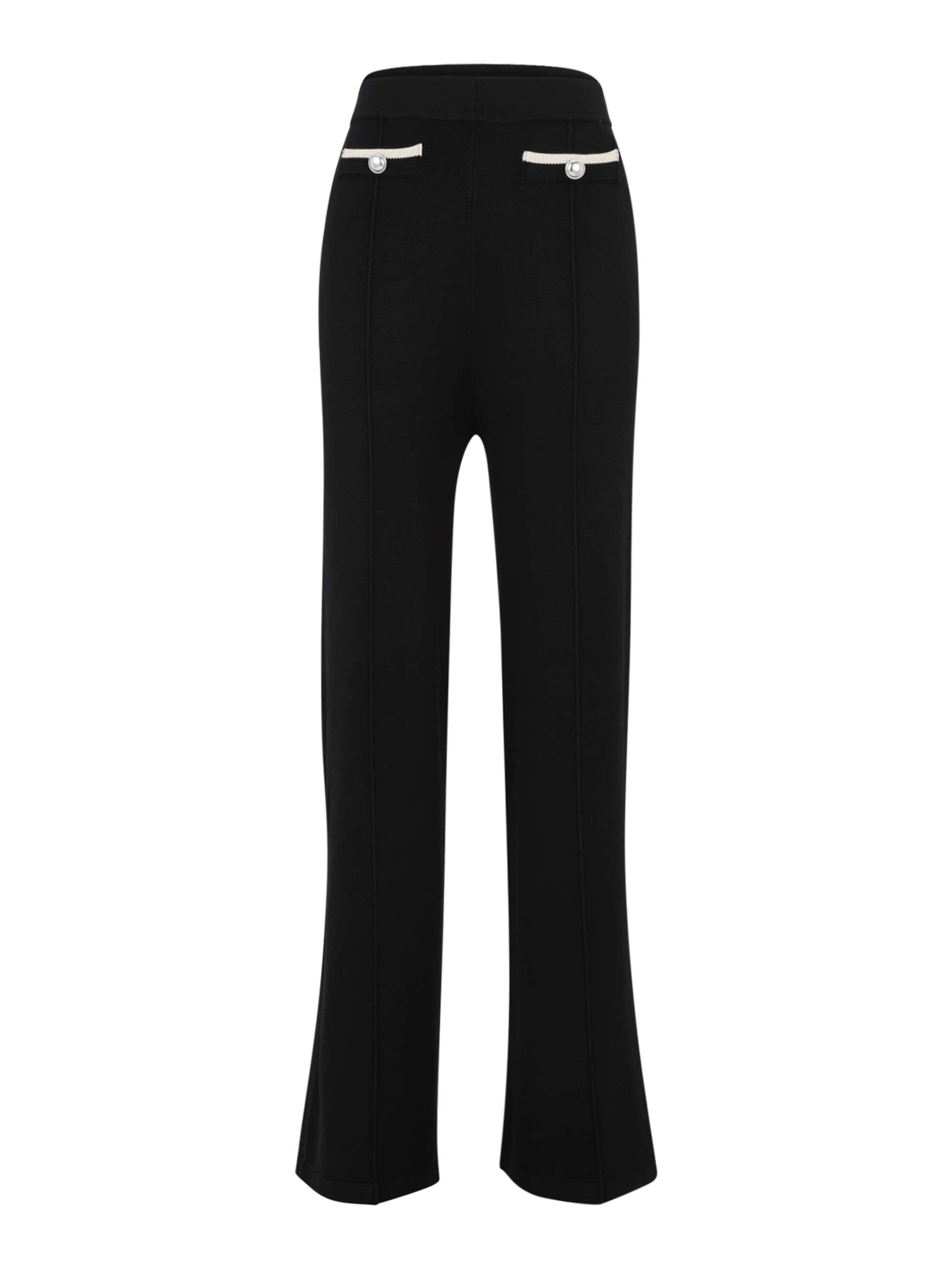 Guido Maria Kretschmer Women Calças 'Felize' em bege claro / preto, Vista do artigo