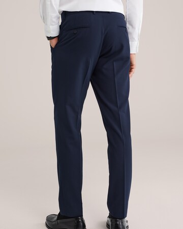 Slimfit Pantaloni con piega frontale di WE Fashion in blu