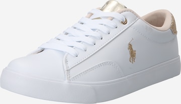 Polo Ralph Lauren Sneakers 'THERON V' in Wit: voorkant