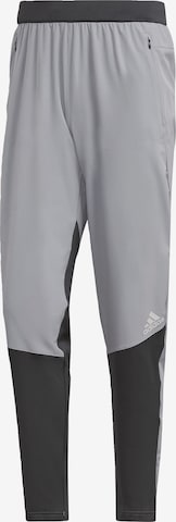 ADIDAS SPORTSWEAR Regular Workout Pants in Grey: front